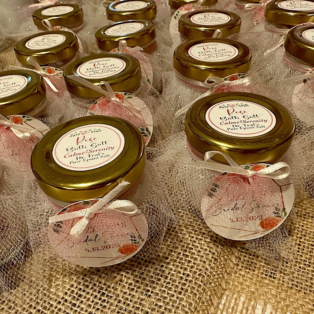 Salt Bath Bridal / Wedding Favors
